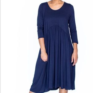 Agnes & Dora NWT Oakley Dress Navy XXS